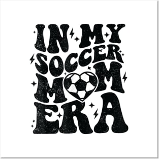 In My Soccer Mom Era Retro Soccer Mama Shirt Mother's Day Posters and Art